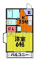 プレステージ西町 105 ｜ 埼玉県草加市西町（賃貸アパート1K・1階・21.48㎡） その2