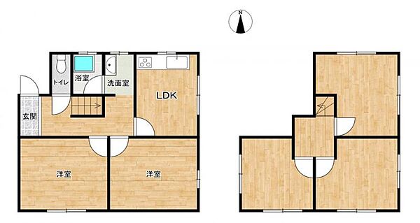 間取りを拡大表示