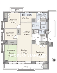 間取図画像 4LDK