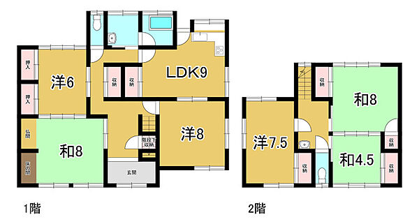 間取りを拡大表示