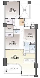 間取図画像 3SLDK