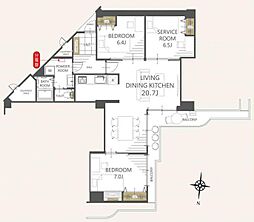 間取図画像 3LDK