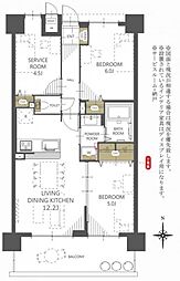 サンシティ尼崎西難波 3LDKの間取図画像