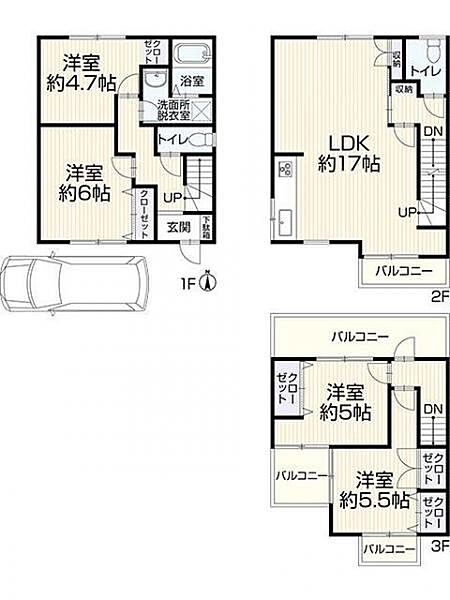 間取りを拡大表示