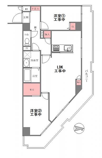 間取りを拡大表示