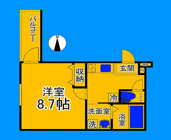 大阪府堺市堺区東雲西町1丁(賃貸アパート1K・1階・29.11㎡)の写真 その2