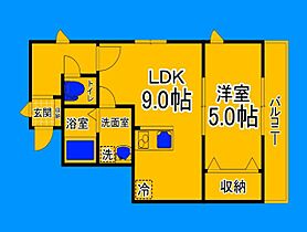 大阪府堺市北区長曽根町（賃貸アパート1LDK・3階・40.50㎡） その2