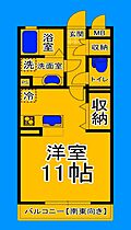 大阪府堺市堺区向陵東町2丁（賃貸アパート1R・2階・30.03㎡） その2