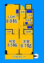 大阪府大阪市住吉区山之内3丁目（賃貸マンション2LDK・2階・53.33㎡） その2