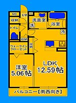 大阪府堺市堺区一条通（賃貸アパート1LDK・3階・45.04㎡） その2