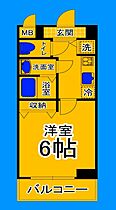 大阪府堺市堺区栄橋町1丁（賃貸マンション1K・9階・24.00㎡） その2