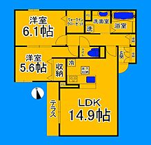 大阪府大阪市住吉区住吉2丁目（賃貸アパート2LDK・1階・63.07㎡） その2