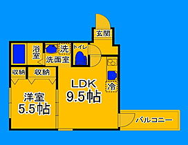 大阪府大阪市住吉区万代東2丁目（賃貸アパート1LDK・1階・36.00㎡） その2