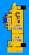 大阪府堺市堺区北花田口町3丁（賃貸マンション1LDK・5階・38.03㎡） その2