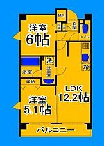 大阪府堺市堺区中之町西3丁（賃貸マンション2LDK・10階・50.02㎡） その2