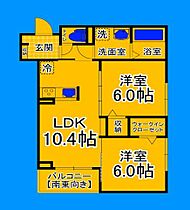 大阪府堺市堺区向陵東町2丁（賃貸アパート2LDK・3階・52.26㎡） その2