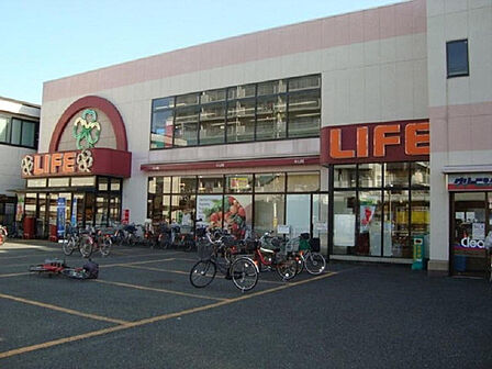 ライフ大森南店:徒歩8分(639m)