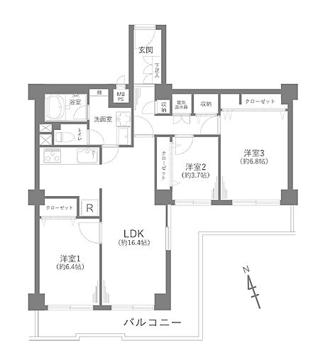 【間取り図】