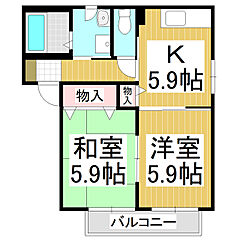 物件の間取り