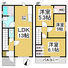 物件の間取り
