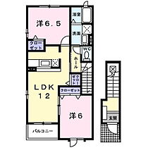 長野県佐久市志賀（賃貸アパート2LDK・2階・58.86㎡） その2