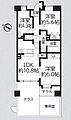 ライオンズガーデン京王南大沢1階3,190万円