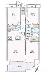 ドミナス多摩・南大沢 3LDKの間取図画像