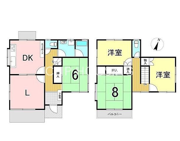 間取り 八王子市西寺方町