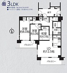 間取図画像 3LDK