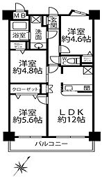 間取図画像 3LDK