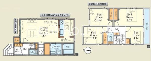 間取りを拡大表示