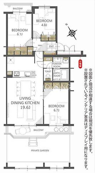 間取りを拡大表示