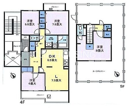 4LDK 間取り