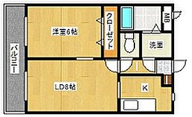 アーニスト新合川 403 ｜ 福岡県久留米市新合川2丁目3-5（賃貸マンション1LDK・2階・38.86㎡） その2