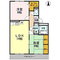 バティール西小森野A棟 A201 ｜ 福岡県久留米市小森野2丁目10-6（賃貸アパート2LDK・2階・65.30㎡） その2