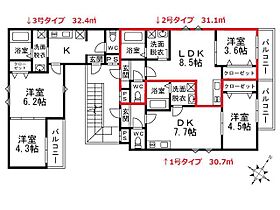 花畑プレミア 202 ｜ 福岡県久留米市西町933-1（賃貸アパート1LDK・2階・31.10㎡） その2