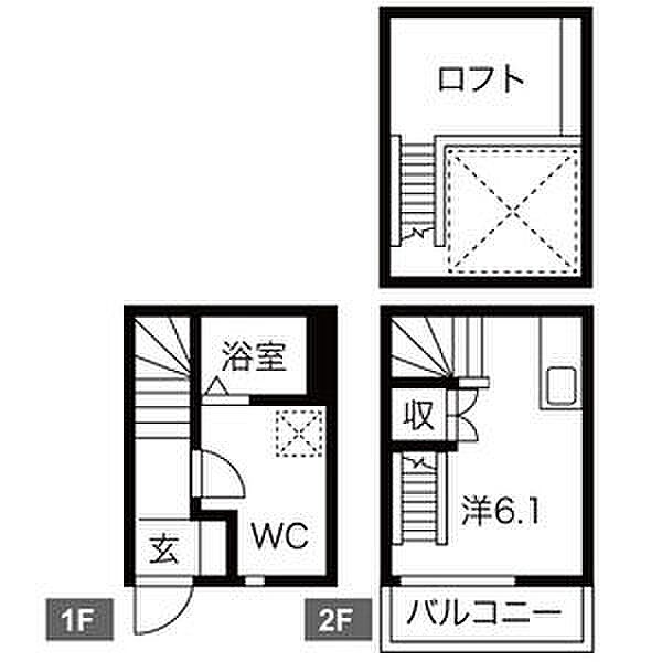 Fect Rays(フェクトレイズ) F｜愛知県名古屋市南区白水町(賃貸アパート1K・1階・25.20㎡)の写真 その2