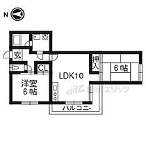 リンデンバウム 303 ｜ 京都府城陽市寺田中大小（賃貸マンション2LDK・3階・51.03㎡） その2