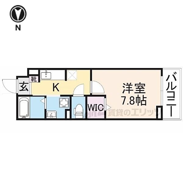 エアリーガーデン 202｜京都府京都市伏見区下鳥羽中三町(賃貸アパート1K・2階・28.62㎡)の写真 その2