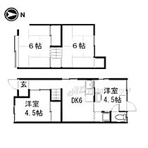 京都府京都市伏見区淀美豆町（賃貸一戸建4DK・1階・47.58㎡） その2