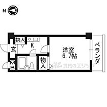 京都府京田辺市興戸若宮（賃貸マンション1K・3階・19.04㎡） その2