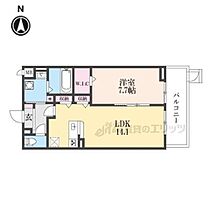 京都府京都市伏見区醍醐槇ノ内町（賃貸アパート1LDK・3階・51.62㎡） その2