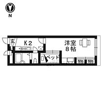 レオパレス精華 103 ｜ 京都府相楽郡精華町大字下狛小字林前（賃貸アパート1K・1階・22.35㎡） その2