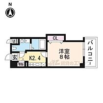 フレグランスヴィレッジ京田辺II 411 ｜ 京都府京田辺市田辺波風（賃貸マンション1K・4階・28.39㎡） その2