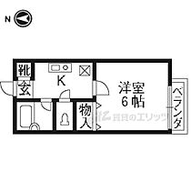 京都府京都市伏見区下中町（賃貸アパート1K・1階・19.87㎡） その2