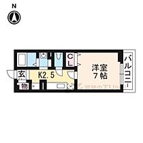 アーデント・ライツ 203 ｜ 京都府京田辺市東古森（賃貸アパート1K・2階・26.11㎡） その2