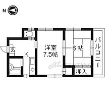 大山崎マンション 2F ｜ 京都府乙訓郡大山崎町字大山崎（賃貸アパート2K・2階・34.23㎡） その2