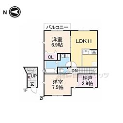 片町線 大住駅 徒歩13分