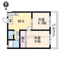 間取図画像 2DK