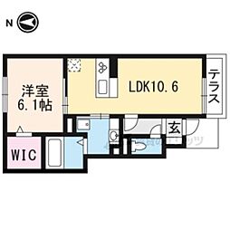 グランドールヴィラ 1LDKの間取図画像